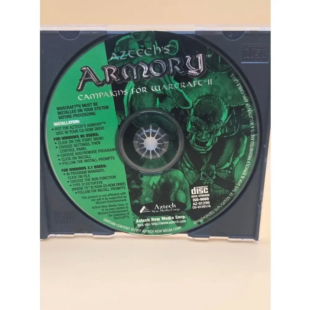 Aztech's Armory Campaigns of Warcaft II Pre-Loved